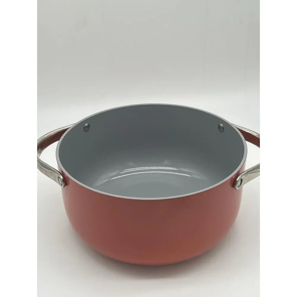 Caraway 6.5 Qt Ceramic Nonstick Dutch Oven Pot ~10” Perracotta w/ Handles